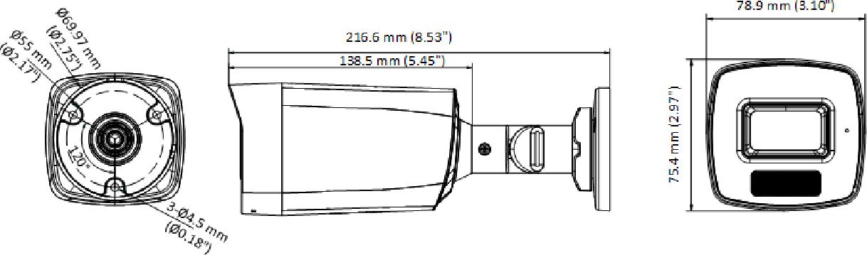 Kamera 4w1 Hikvision DS-2CE17U0T-LF(2.8mm)(O-STD) - obrazek 4