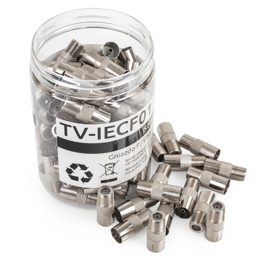 Gniazdo F / Gniazdo TV Spacetronik - op. 100 szt.