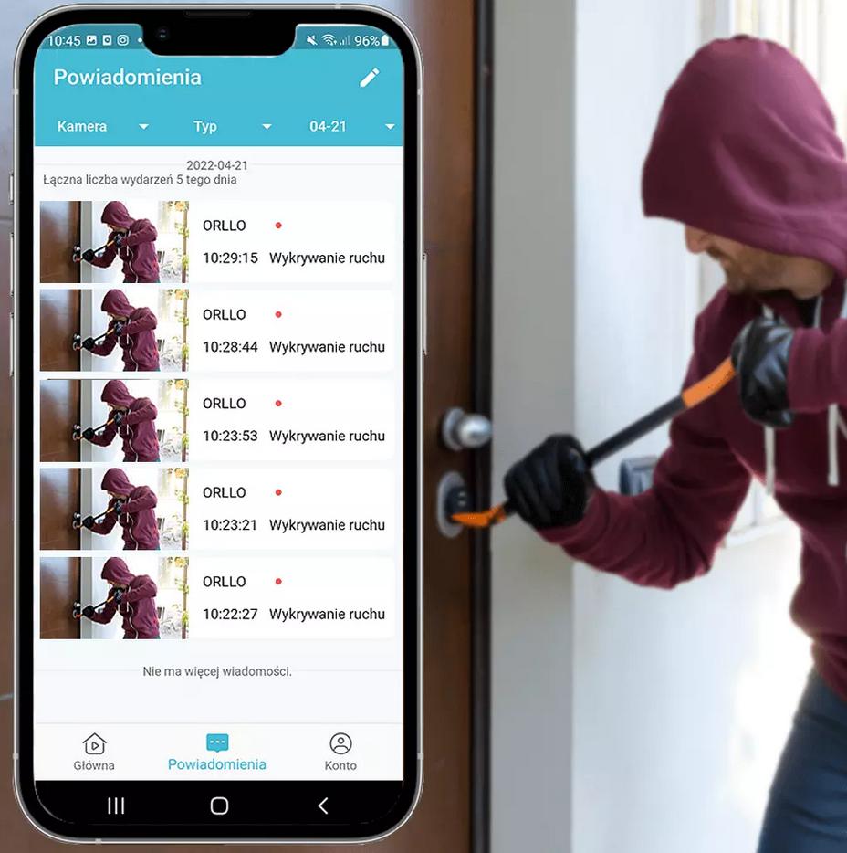 Kamera IP ORLLO Z10 WiFi POE z panelem fotowoltaicznym SM6030 PRO