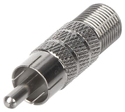 DELTA Przejście Gniazdo F Wtyk Cinch