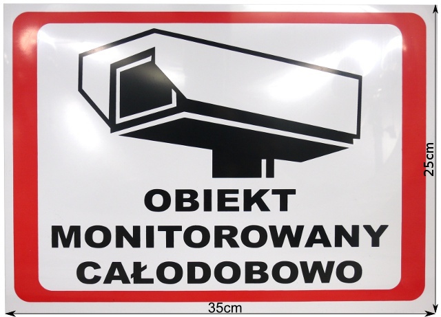 OEM Tablica Obiekt Monitorowany 6586