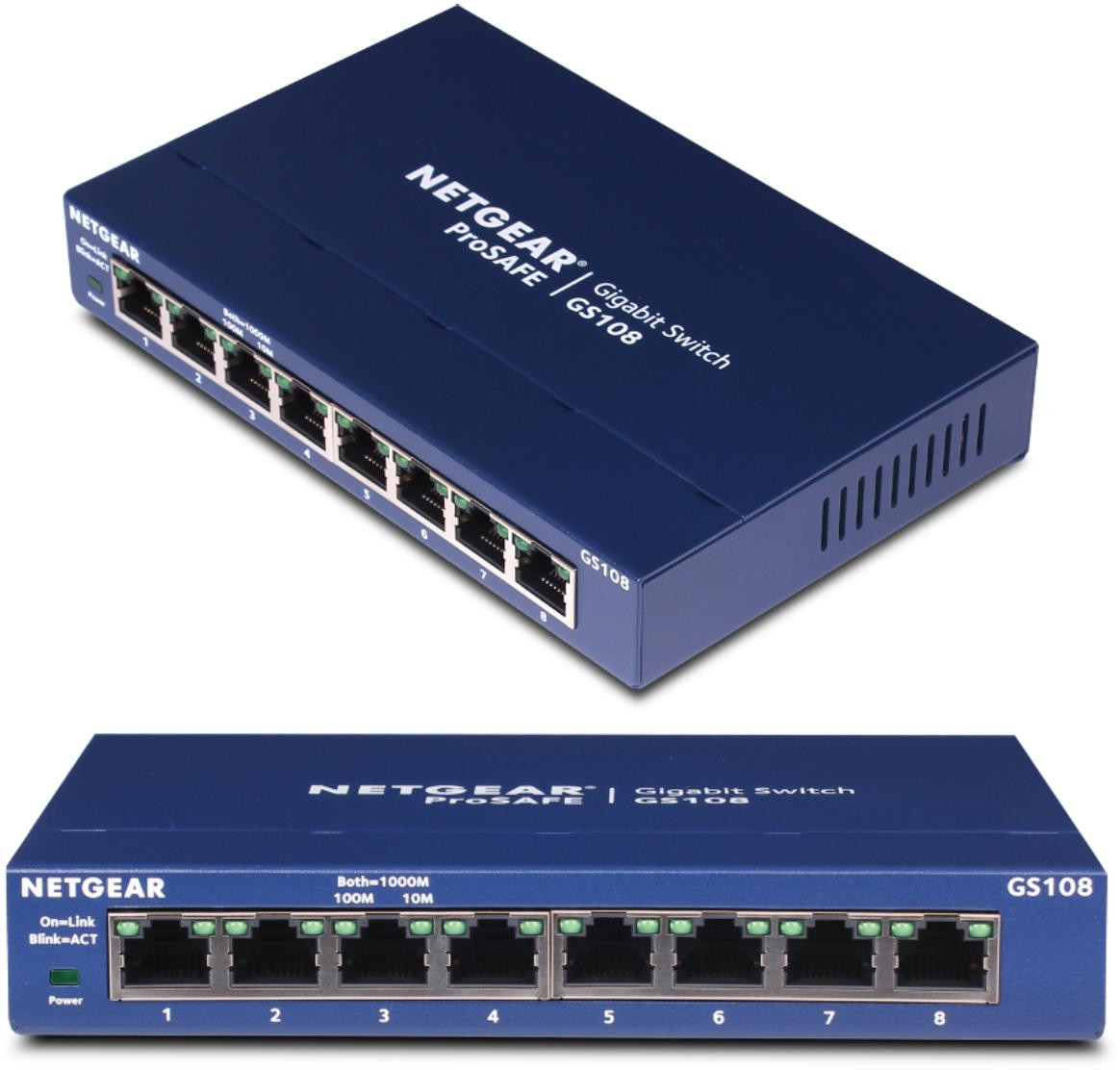 Switch Netgear GS108GE - obrazek 2