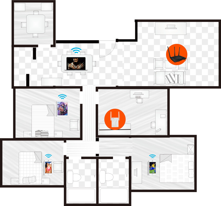 Repeater Tenda A18 AC 1200MBPS - obrazek 3