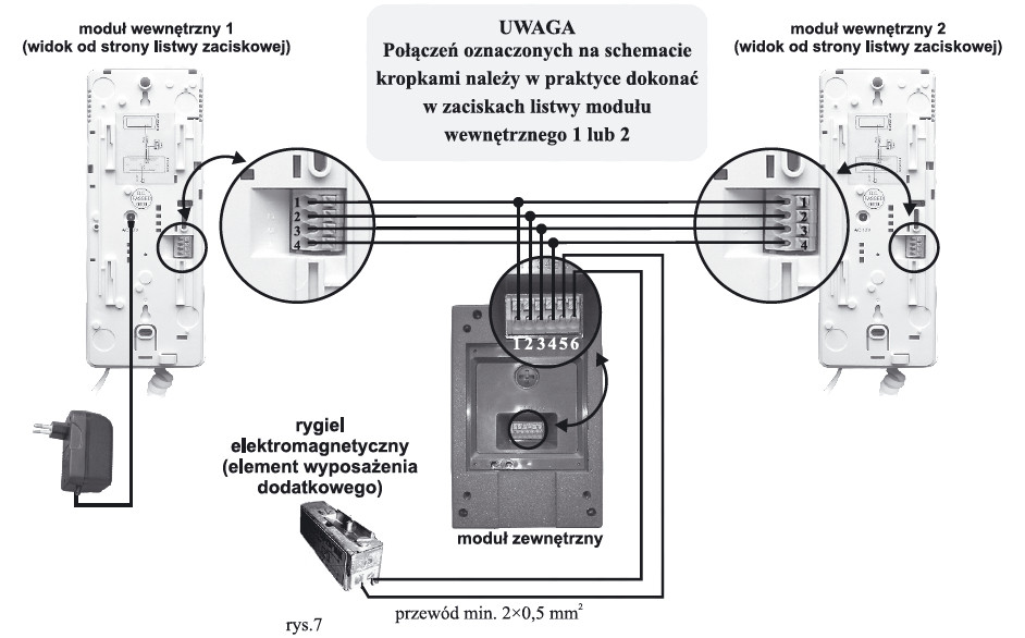 Domofon Eura ADP-48A3 (RL-3203CC); 7926