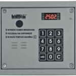Laskomex CP-2503R srebrny Panel audio z czytnikiem kluczy Rfid