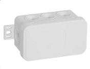 Puszka natynkowa pusta 8 wlotów Viplast V8 klik Biała IP54 80x45x41mm 038-01