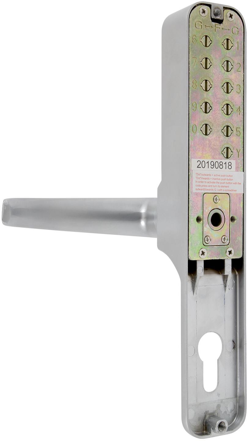 Klamka Eura z szyfratorem mechanicznym, nie wymaga zasilania - obrazek 4