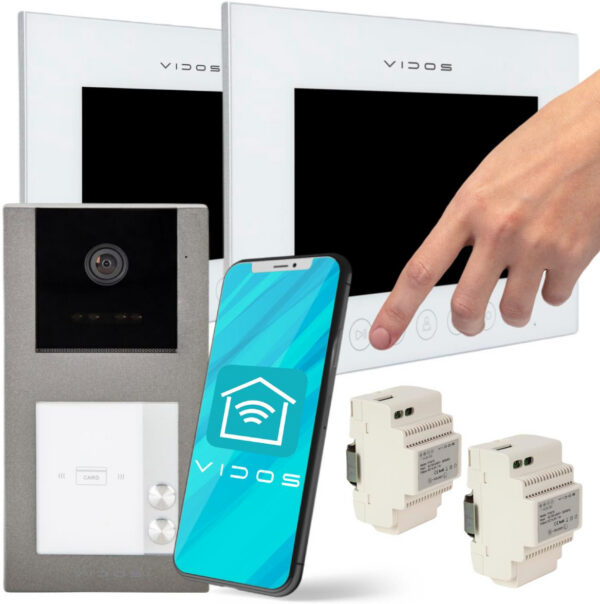 Wideodomofon Vidos X 2xM11W-X/S11-2