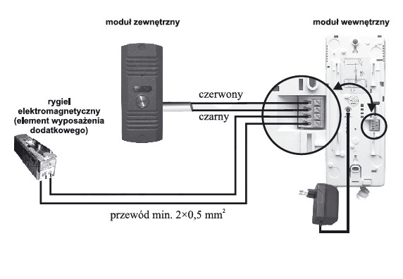 Domofon Eura ADP-42A3 (RL-3203M); 8298