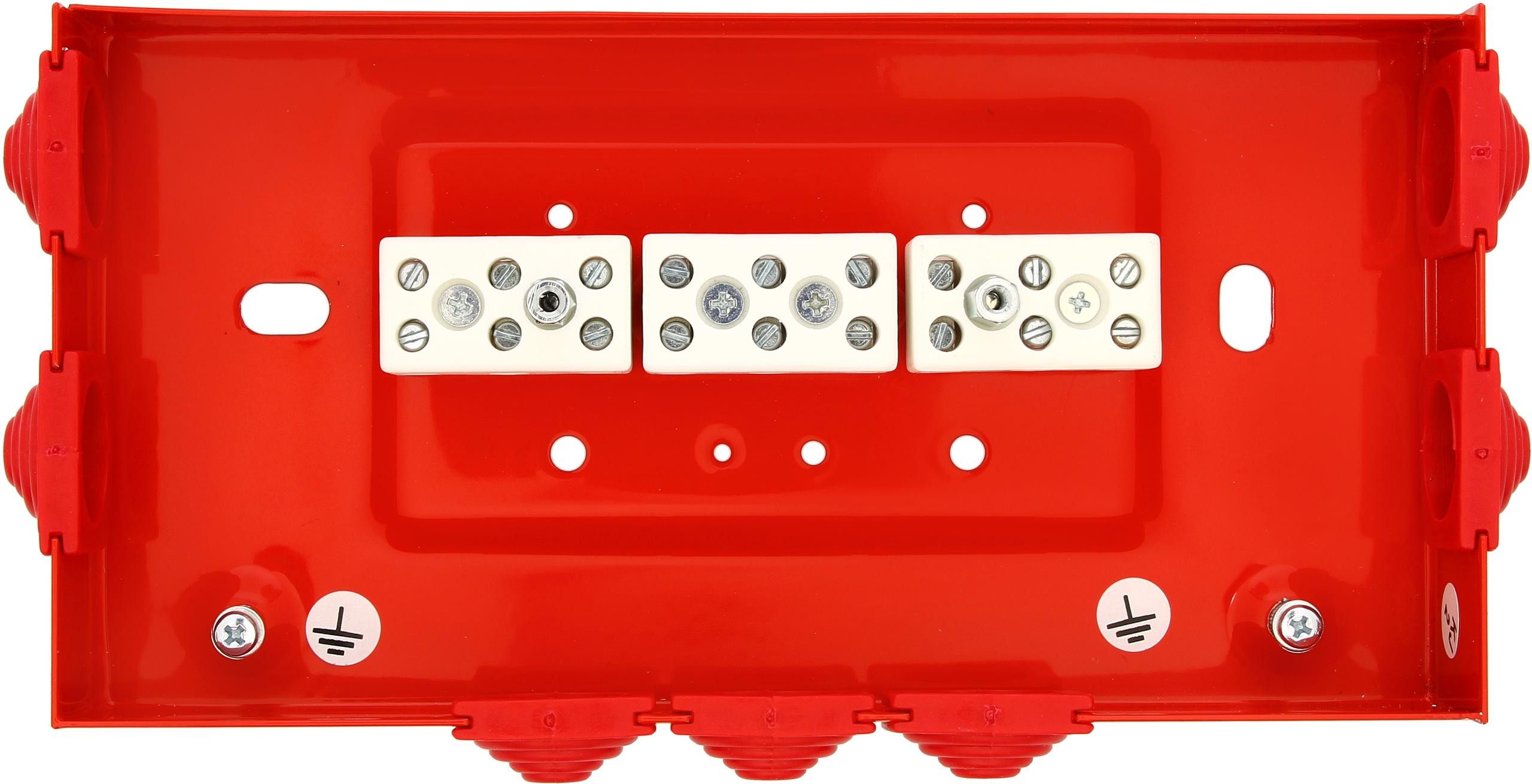 Puszka instalacyjna przeciwpożarowa W2 PIP-2AN przelotowa 9x4mm2 - obrazek 2