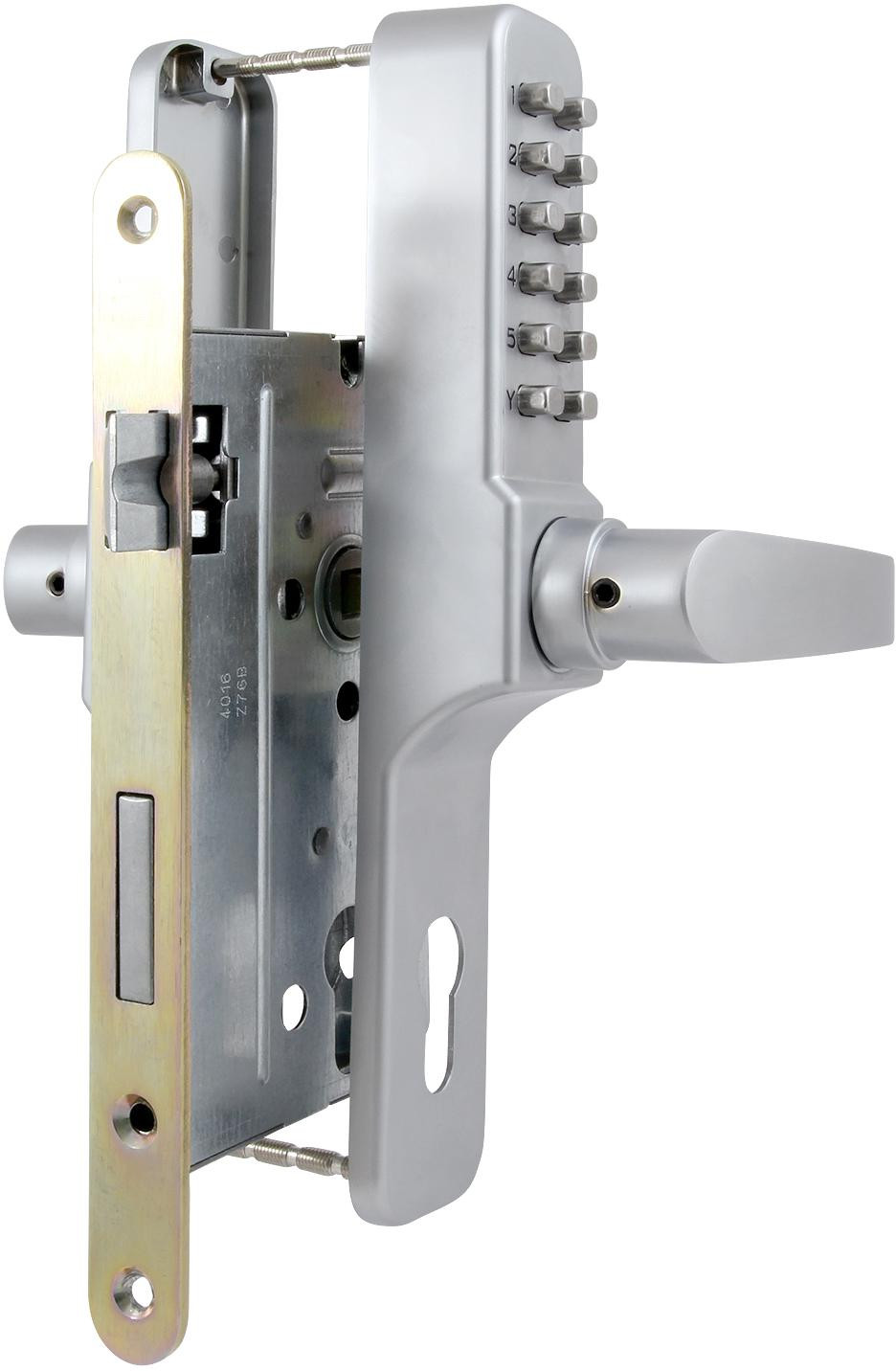 Klamka Eura z szyfratorem mechanicznym, nie wymaga zasilania - obrazek 3