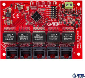 Switch 5-Portowy POE Atte xPoE-5-50-OF