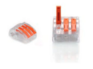 Złączka DO Przewodów Zatrzaskowa 0,2-4,0mm2 PC-233 3GNIAZDA (50szt.)