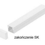 STASIŃSKI SP. Z O.O. Osprzęt do listew elektroinstalacyjnych, zakończenie Biały SK 25x18 (1szt.)