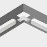 STASIŃSKI SP. Z O.O. Osprzęt do listew elektroinstalacyjnych, narożnik wewnętrzny Biały NW 35x18 (1szt.)