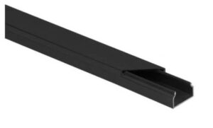 Listwa elektroinstalacyjna kpl. Czarny CLS 20x18 2m (Paczka 10szt.)
