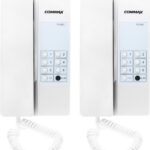 Zestaw interkomowy Commax 2xTP-6RC+Zasilacz DIN Mean Well HDR-15-12