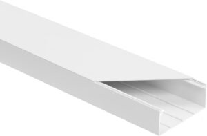 Listwa elektroinstalacyjna kpl. Biały LS 90x40 2m (Paczka 8szt.)
