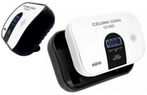 Czujnik czadu Eura CD-45A2 wolnostojący, bateryjny, wyswietlacz LCD