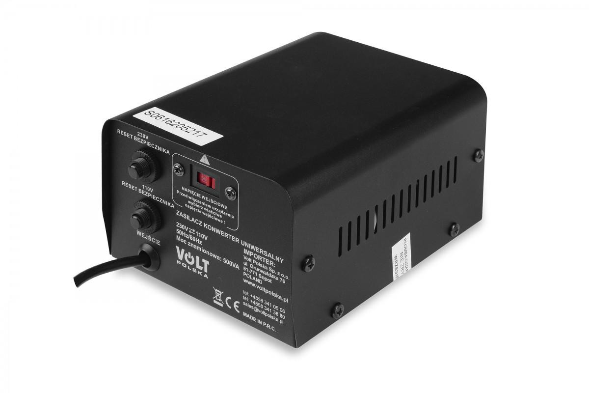 Transformator VOLT Polska 230V/110V 500VA - obrazek 2