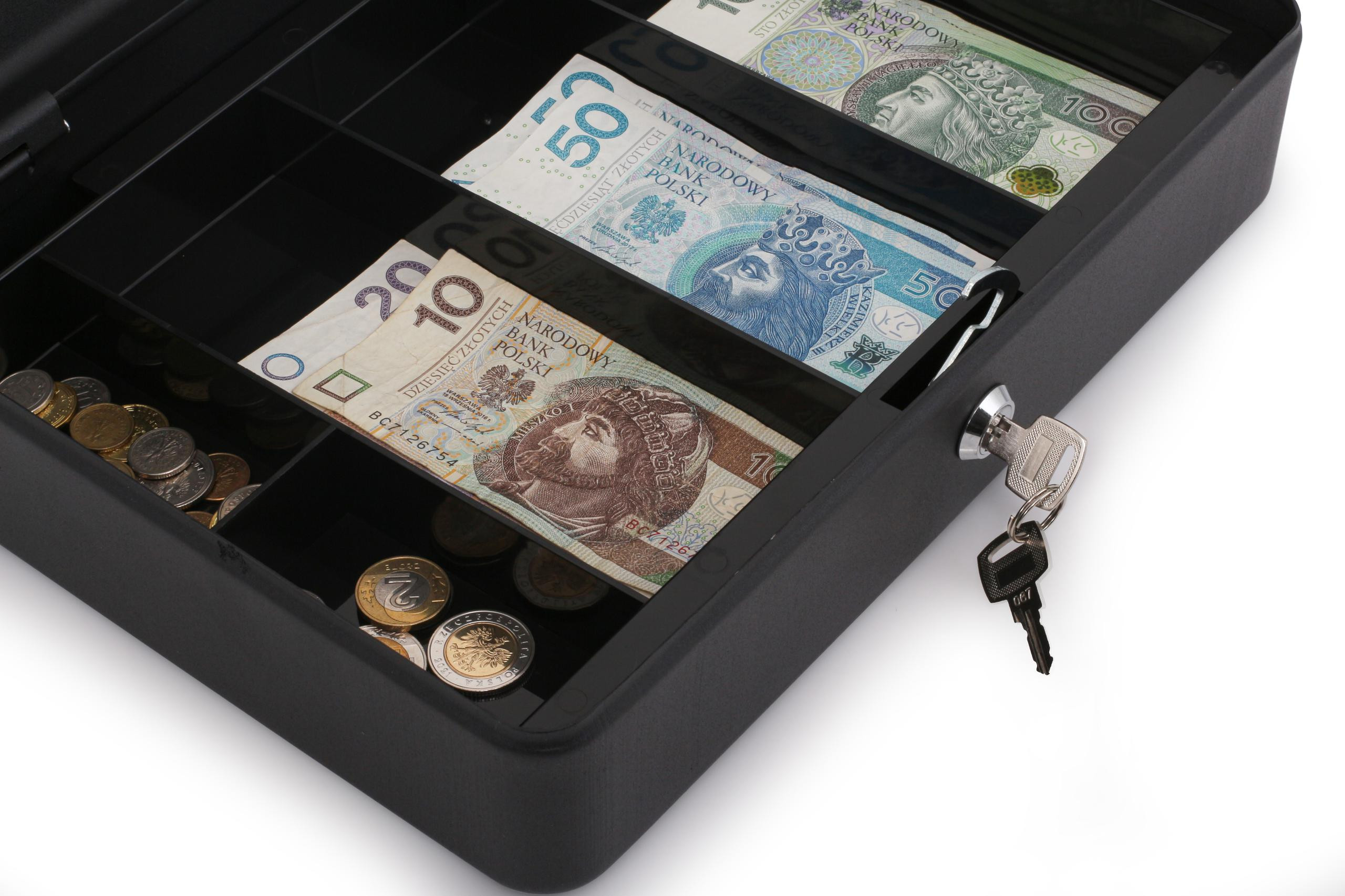 Kasetka metalowa RED Eagle BOX-300 na pieniądze