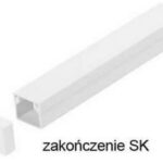 STASIŃSKI SP. Z O.O. Osprzęt do listew elektroinstalacyjnych, zakończenie Biały SK 40x40 (1szt.)