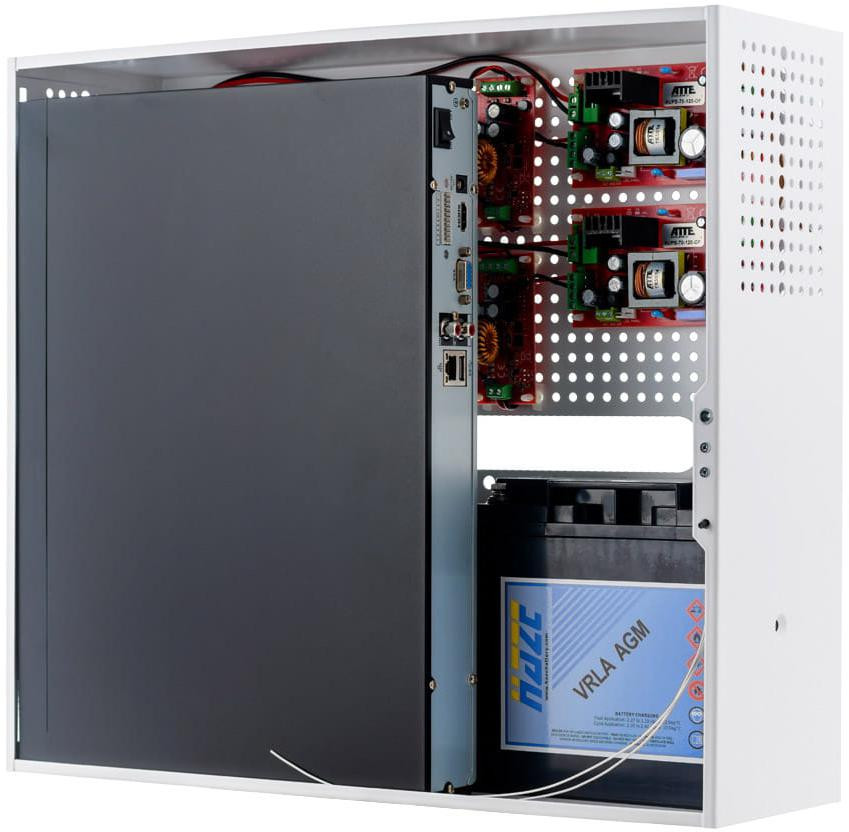 Zestaw do 16 kamer IP switch PoE 16P+2G Atte IP-16-20-H