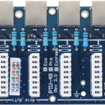Moduł LAN z zabezpieczeniem przeciwprzepięciowym ECO z ochroną PoE EWIMAR PTU-54-ECO/PoE