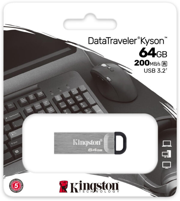 Pendrive Kingston Kyson Dtkn/64GB USB 3.2 Gen1