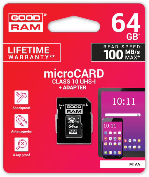 Karta pamięci microSD Goodram UHS-I 64GB