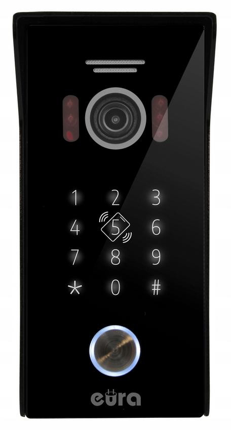 Wideodomofon Eura VDP-99C5 czarny, WiFi, RFID, Tuya - obrazek 5