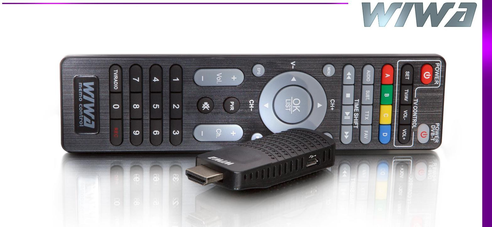 Tuner DVB-T/T2 Wiwa H.265 Mini