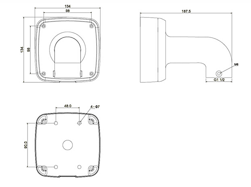 Uchwyt DAHUA PFB302S-V2 - obrazek 3