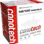 Przewód Koncentryczny NS100 Trishield Pull Box- 1m