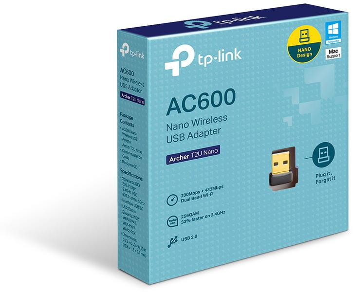 Adapter Wlan USB TP-Link Archer T2U Nano - obrazek 4
