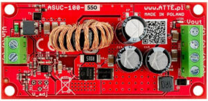 Przetwornica podnosząca napięcie do 55V Atte Asuc-100-550-OF