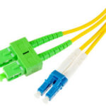 Patchcord Światłowodowy SM Duplex 9/125, SC/APC-LC/UPC 1m