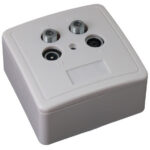 AXING Gniazdo SSD4-00 RTV/2XSAT KONCOWE; 7317