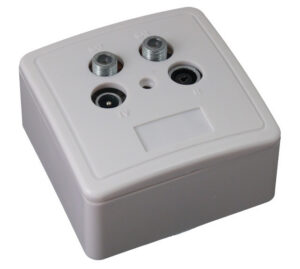 AXING Gniazdo SSD4-00 RTV/2XSAT KONCOWE; 7317