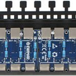 16-kanałowy panel zabezpieczający LAN z ochroną przepięciową PoE EWIMAR PTF-516R-ECO/PoE