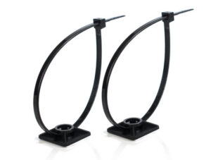 Uchwyt Mocujący Samoprzylepny HW-3ACB Czarny (100szt.)