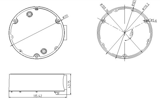 Uchwyt HIKVISION DS-1280ZJ-DM18