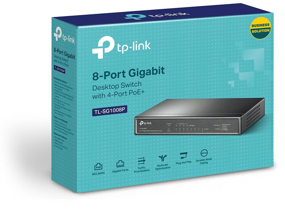Switch TP-Link TL-SG1008P - obrazek 2