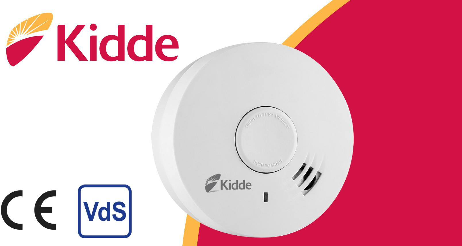 Optyczny Czujnik Dymu Kidde 10Y29 10 lat akumulator