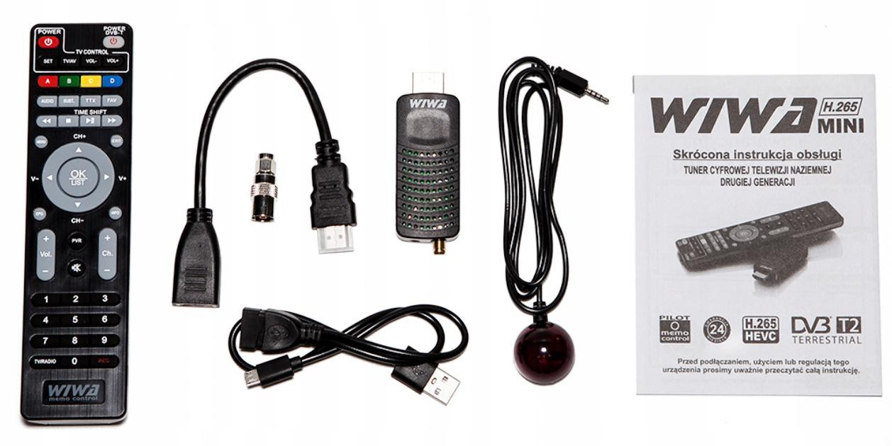 Tuner DVB-T/T2 Wiwa H.265 Mini