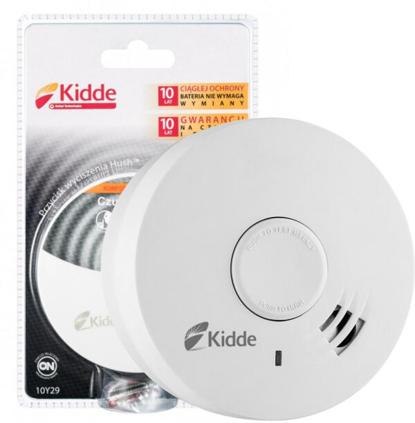 Optyczny Czujnik Dymu Kidde 10Y29 10 lat akumulator