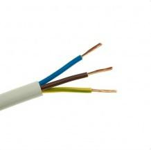 Przewód elektryczny linka H03VV-F OMY 3x0,75mm2 300V Elektrokabel biały 100m