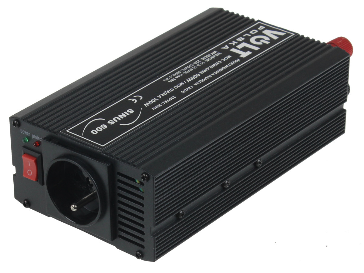 Przetwornica VOLT Polska Sinus 600 12V / 230V 300/600W - obrazek 3
