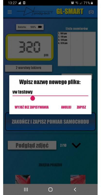 Miernik Grubości Lakieru GL-Smart-XL - obrazek 7