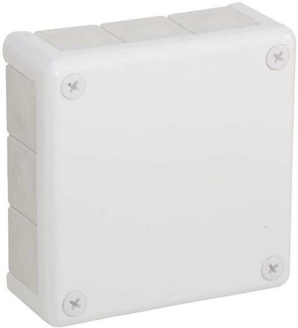 Puszka natynkowa pusta 12 wlotów Viplast VP-51 Biała IP55 118x118x46mm 051-01